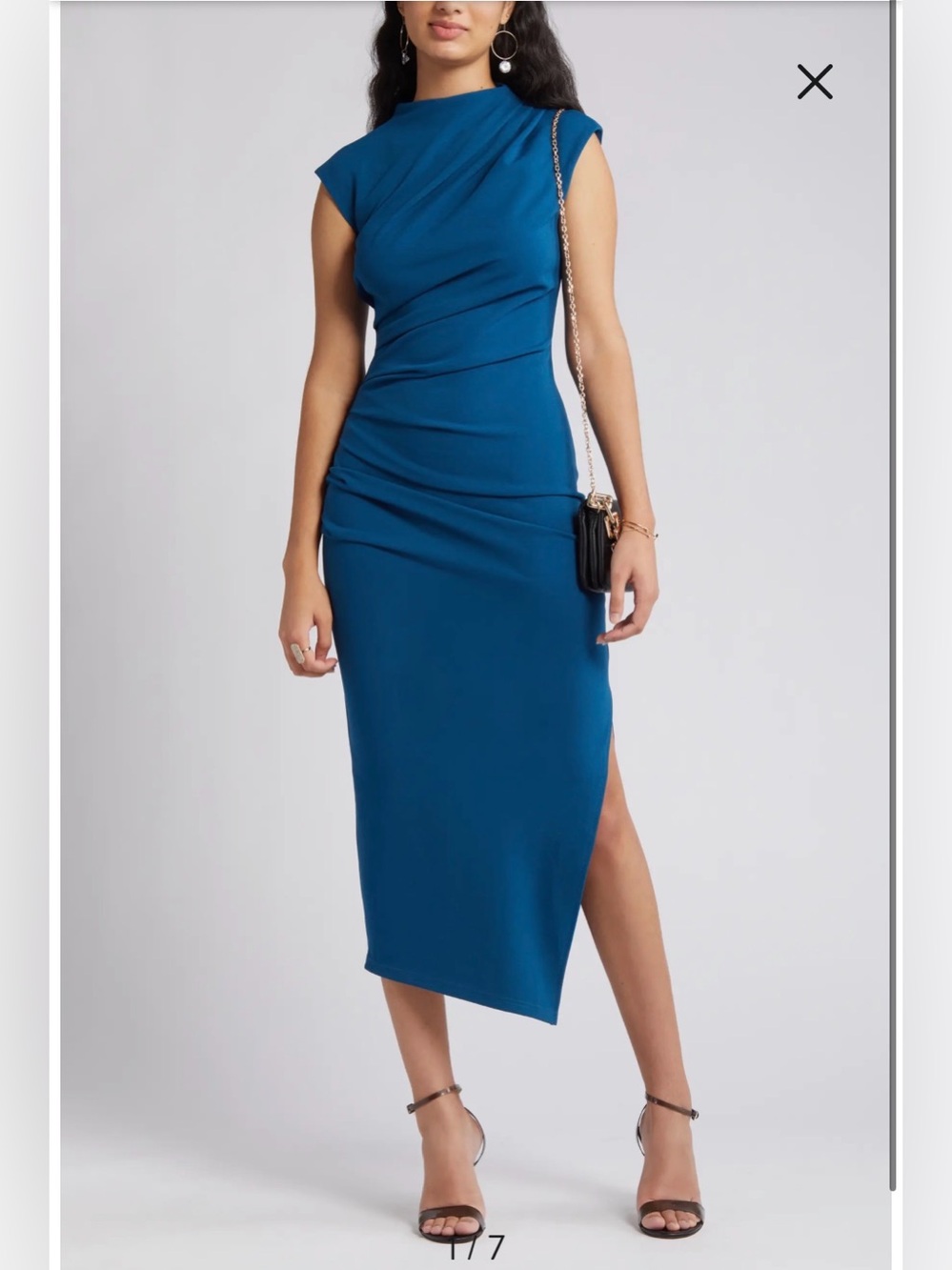 Dida Funnel Neck Cocktail Dress
NIKKI LUND blue
